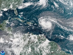 Hurricane Erin intensifies to category 4 storm as it nears Caribbean