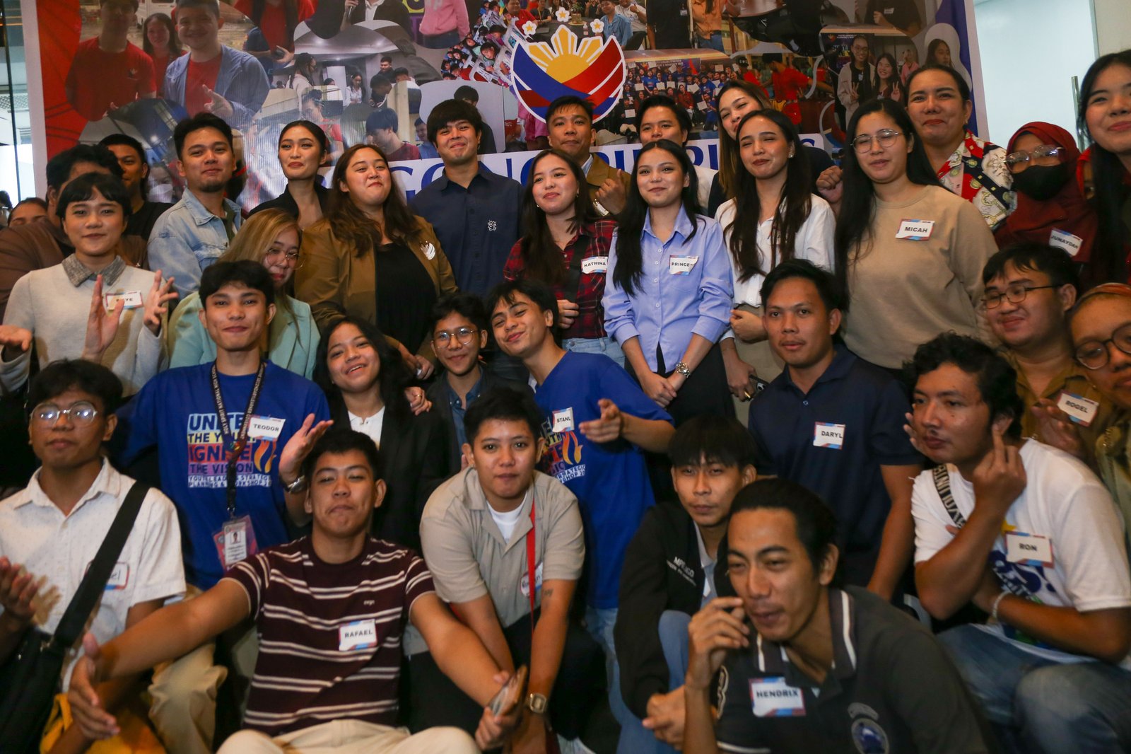 Bagong Pilipinas Youth Movement chair Vinny Marcos leads the launch of Linggo ng Kabataan 2025 and the opening of the Bagong Pilipinas Youth Hub in Mandaluyong City. The hub aims to serve as a collaborative center for youth organizations to foster creativity, solidarity, and action.