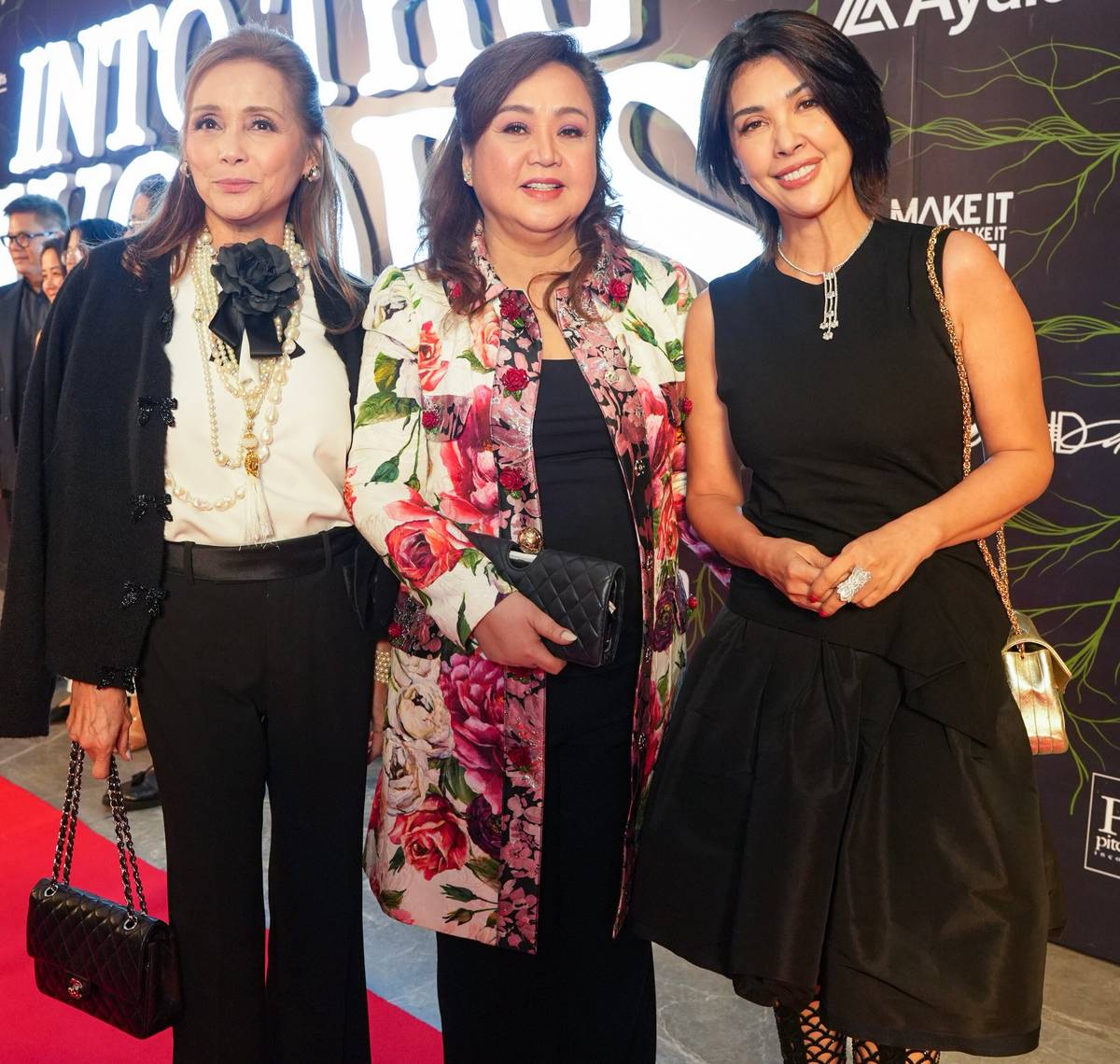 Carol Garcia, Alice Eduardo and Pops Fernandez.