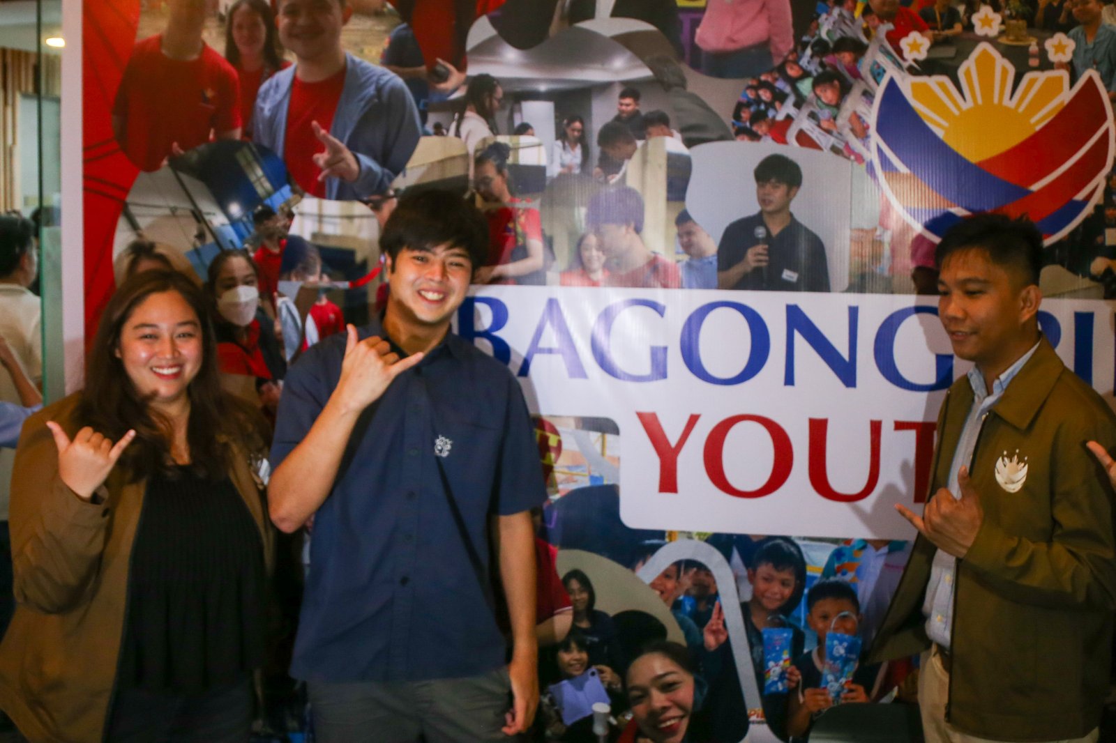 Bagong Pilipinas Youth Movement chair Vinny Marcos leads the launch of Linggo ng Kabataan 2025 and the opening of the Bagong Pilipinas Youth Hub in Mandaluyong City. The hub aims to serve as a collaborative center for youth organizations to foster creativity, solidarity, and action.