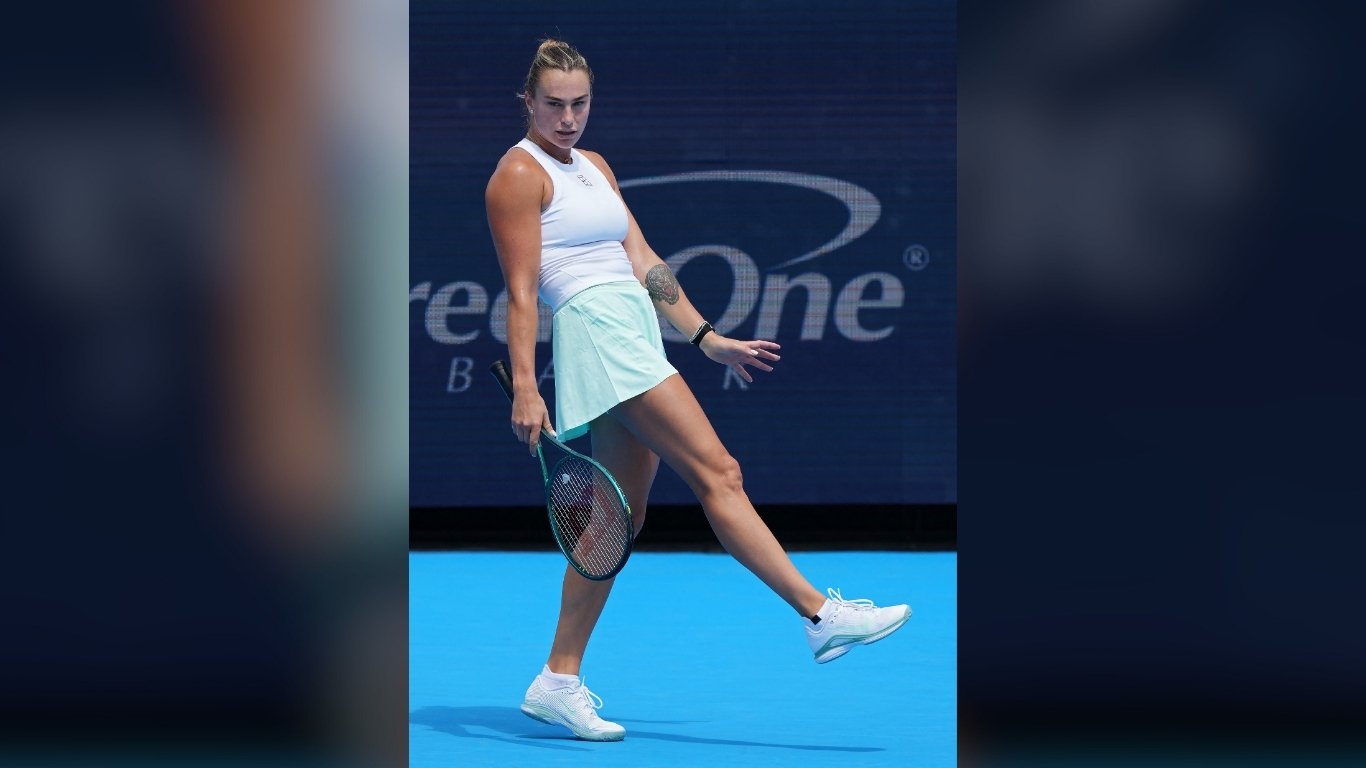 ARYNA Sabalenka struggles, suffering a 6-1, 6-4 loss to Elena Rybakina in the quarterfinals of the ATP-WTA Cincinnati Open on Friday.