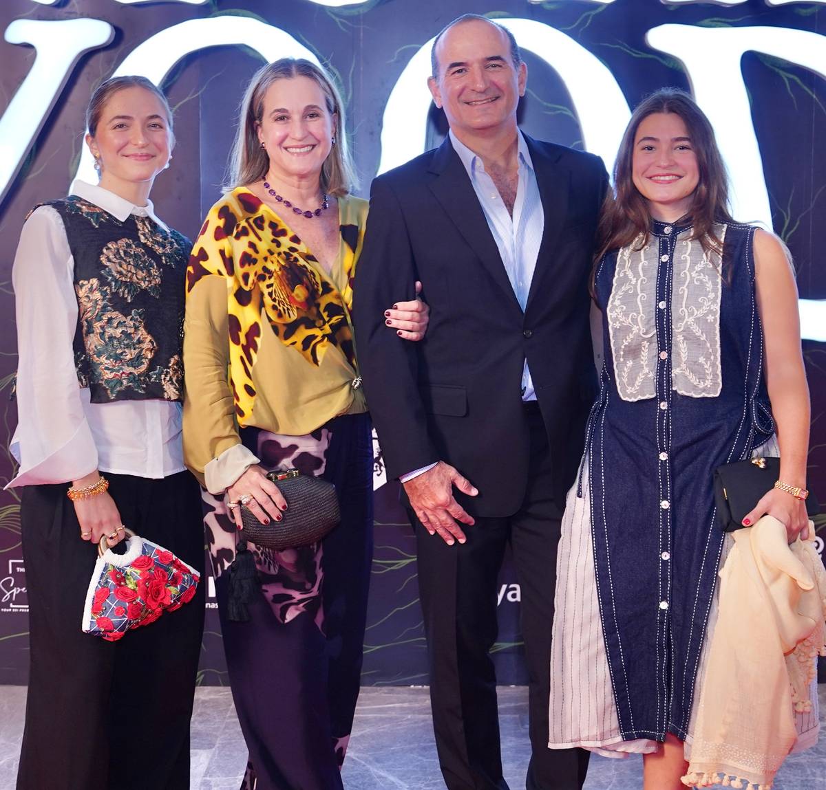 Cristina, Sofia, Patxi and Bea Elizalde.
