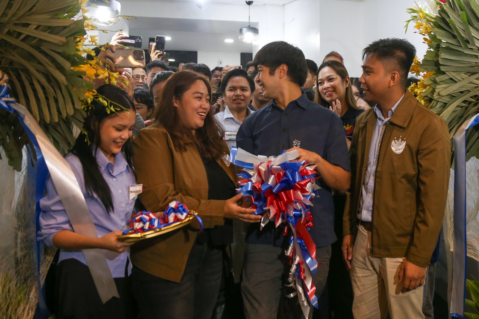 Bagong Pilipinas Youth Movement chair Vinny Marcos leads the launch of Linggo ng Kabataan 2025 and the opening of the Bagong Pilipinas Youth Hub in Mandaluyong City. The hub aims to serve as a collaborative center for youth organizations to foster creativity, solidarity, and action.