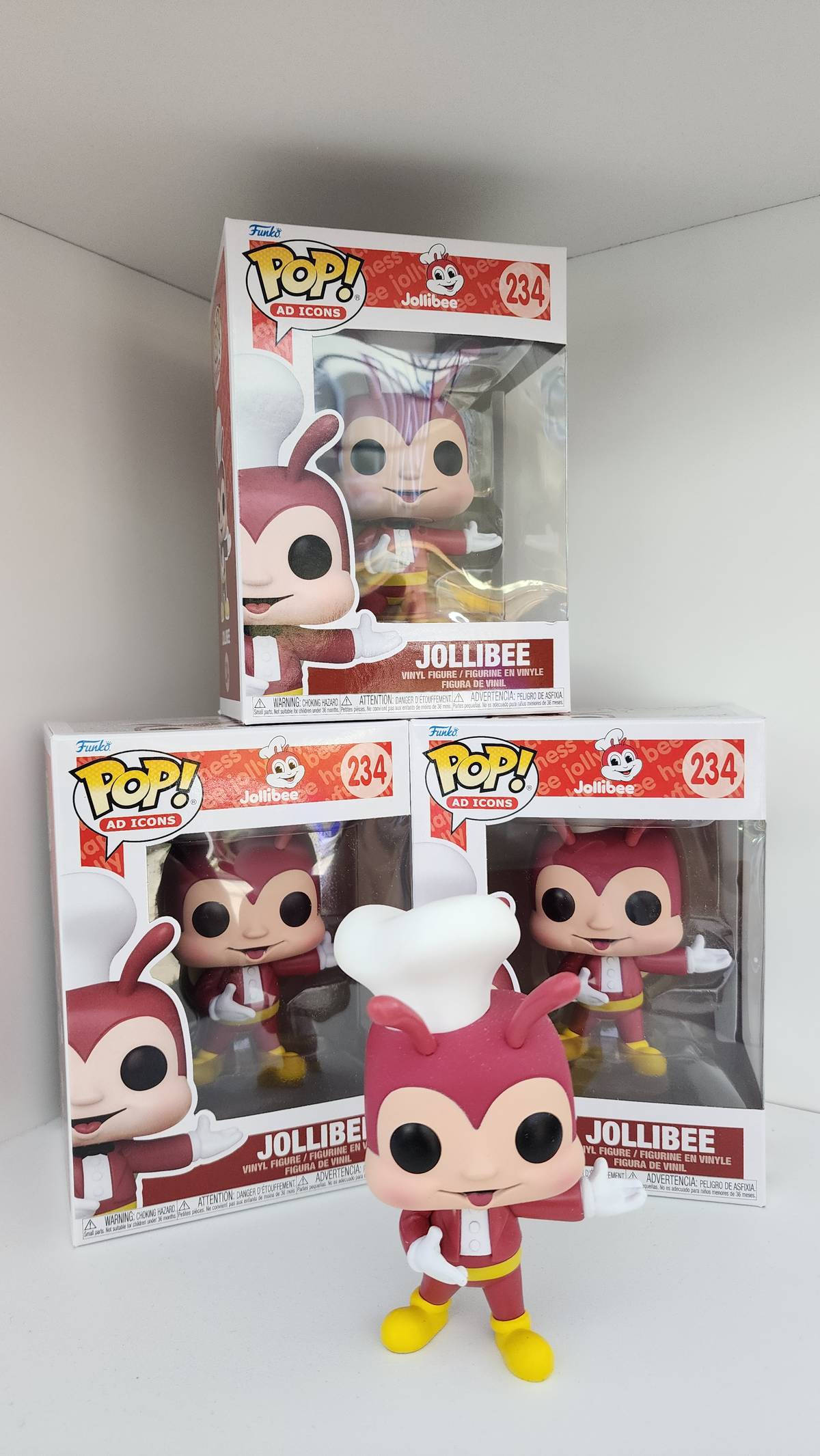 The iconic Jollibee Funko Pop! figure.