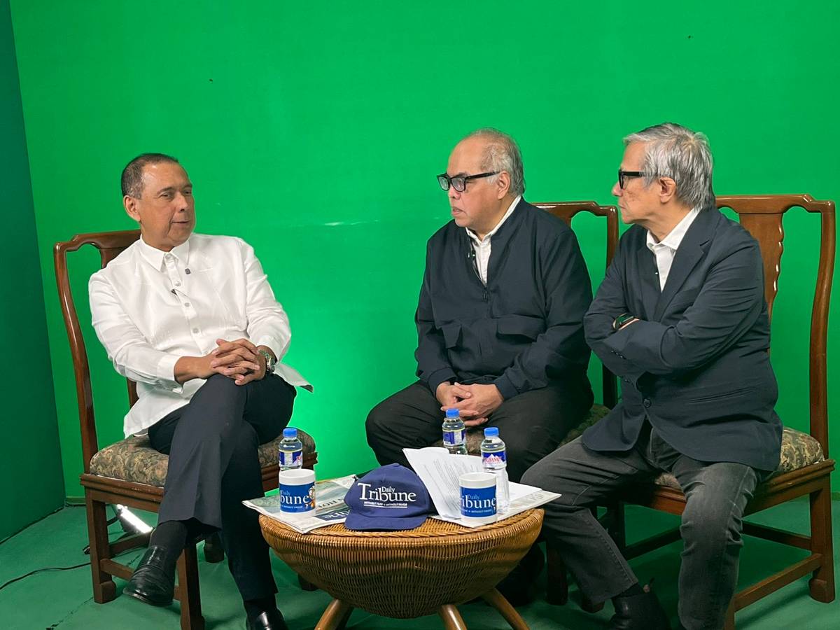 Bagatsing (left) lamented to Straight Talk hosts Chito Lozada (center) and Ted Montelibano that 10 to 15 years ago, the Vietnamese came to the country to learn set up a stock market. ‘Now they’re five times our size.’