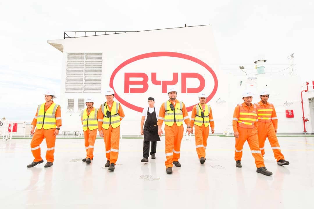 HALF of the crew onboard BYD’s dedicated roll-on/roll-off ship are Filipino seafarers, highlighting the commitment of BYD to inclusive innovation and the integration of local talent into its global operations.