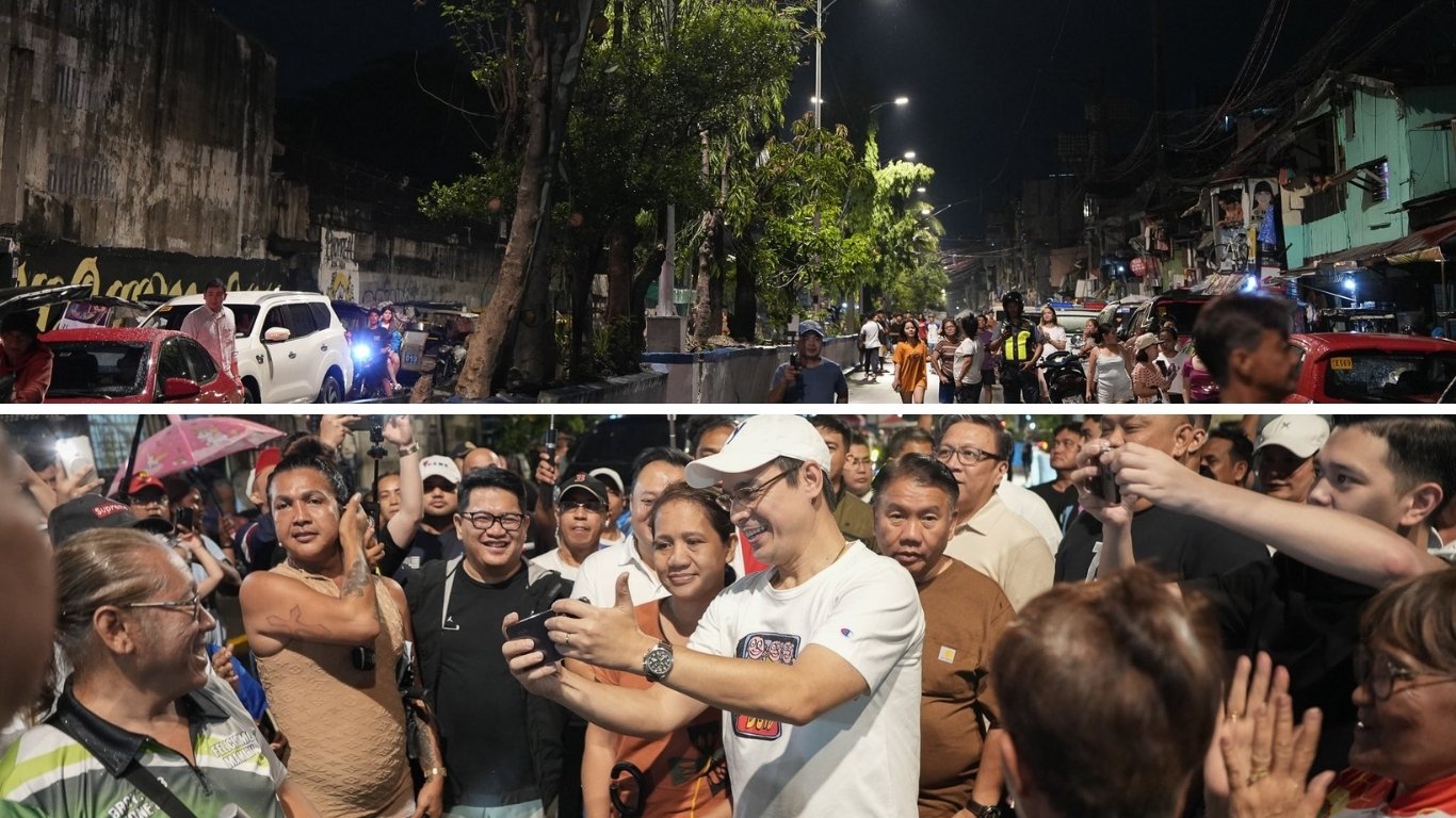 Manila lights up Zobel Roxas St.