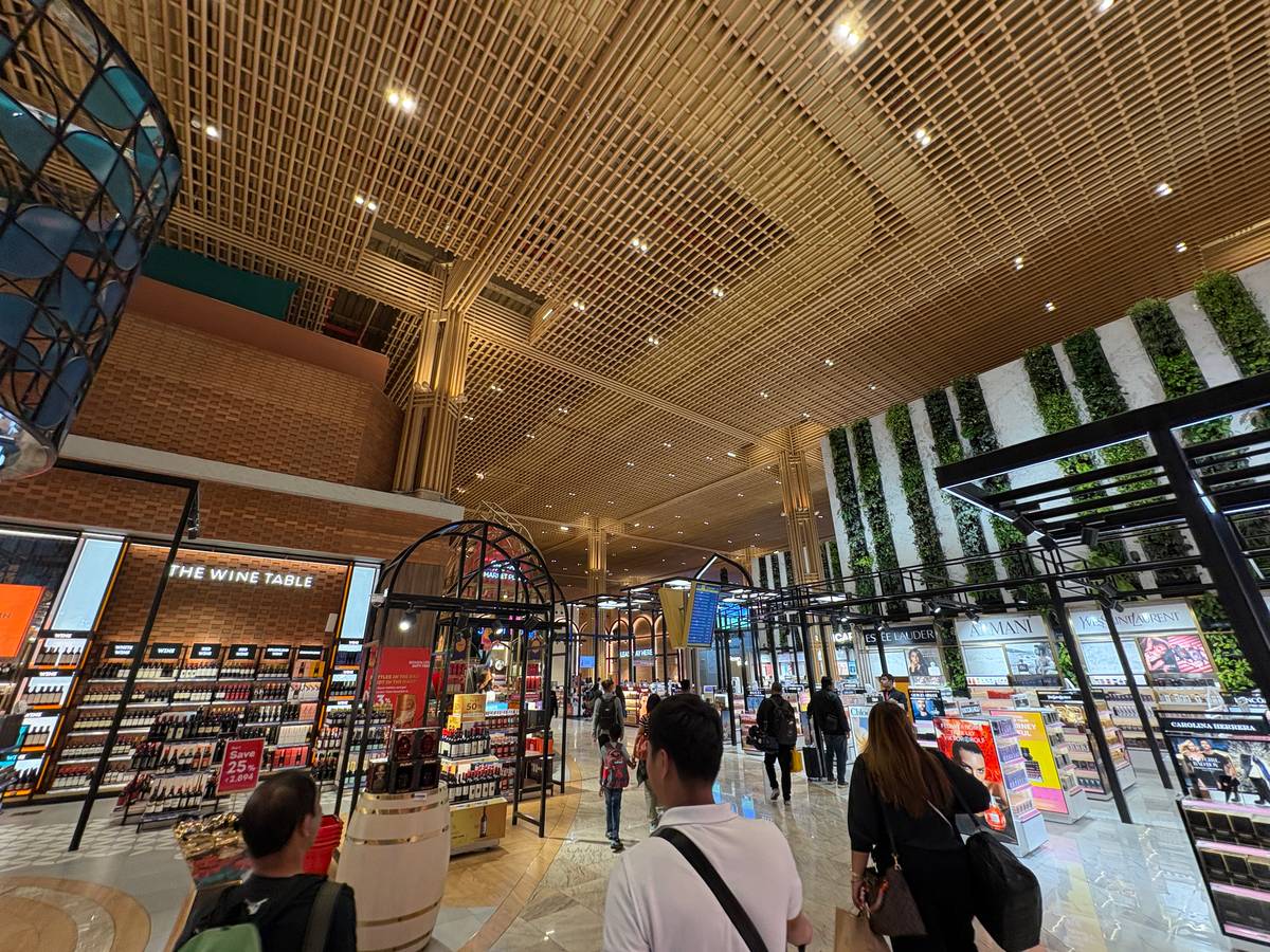 A LOOK inside India’s airport, featuring striking biophilic design.