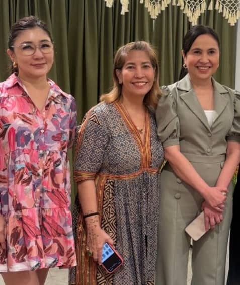 Nikki Tang, Vicky Marchadesch and Department of Trade and Industry Secretary Cristina Roque.
