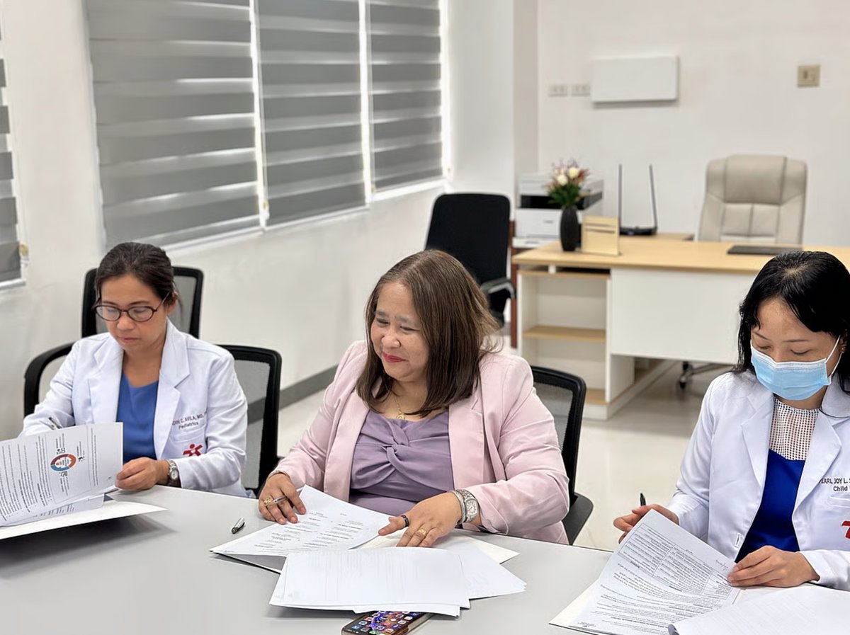IN PHOTO from ARC-OHMSI: Dr. Lyndin Avila (Medical Director) and Atty. Jhihann Hairun Natividad, (President)