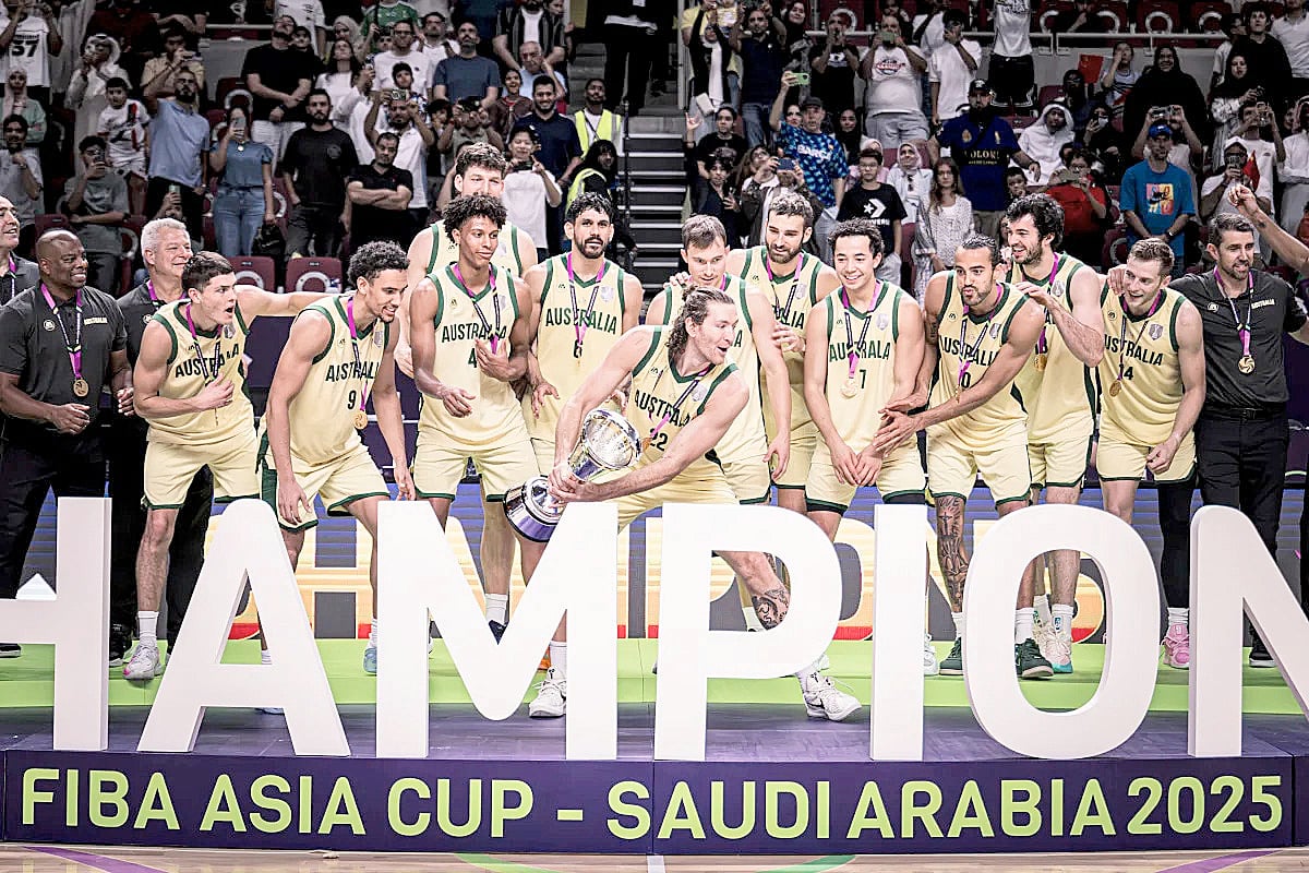 Boomers seal Asia Cup treble

