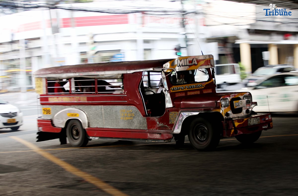 Public utility jeepneys ply along EDSA in Quezon City on Tuesday. The Land Transportation Franchising and Regulatory Board (LTFRB) has given transport groups a non-extendible 10-day deadline to submit their position papers on the proposed ₱1 provisional fare hike for jeepneys.