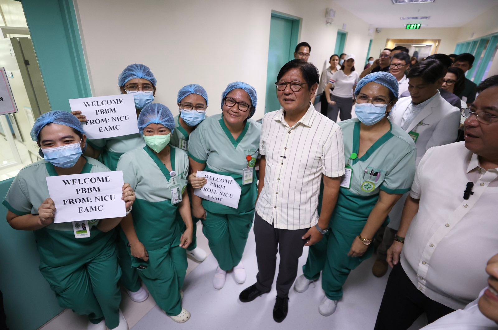 Marcos inspects EAMC, hails progress of Zero Billing Program