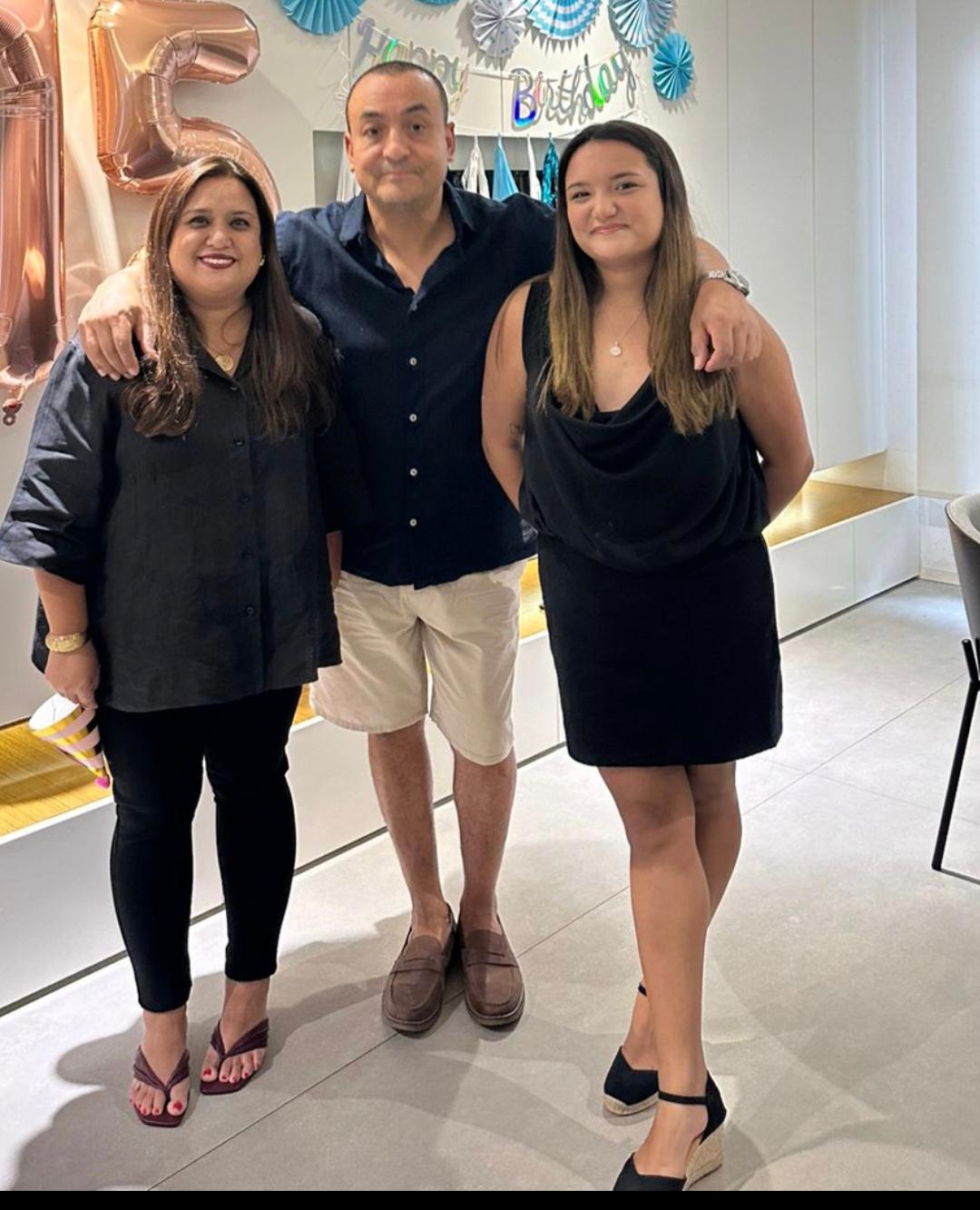 Marco, Marge and Leila Bellal.