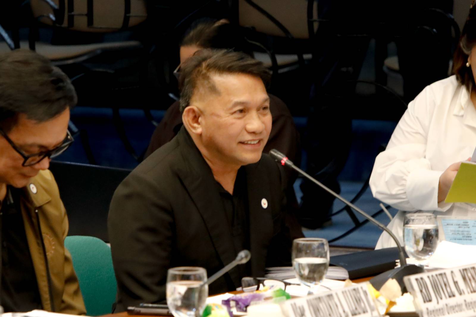 The Senate Blue Ribbon Committee, led by Senator Rodante Marcoleta, holds an organizational meeting in aid of legislation on “Philippines Under Water” on Tuesday, 19 August 2025, in Pasay City. 
Lawmakers questioned Department of Public Works and Highways officials, including Secretary Manuel Bonoan, over alleged “ghost projects” in flood control programs. 
Also present were Senators Joel Villanueva, Sherwin Gatchalian, Bam Aquino, Bong Go, Imee Marcos, Miguel Zubiri, Jinggoy Estrada, and Allan Peter Cayetano.