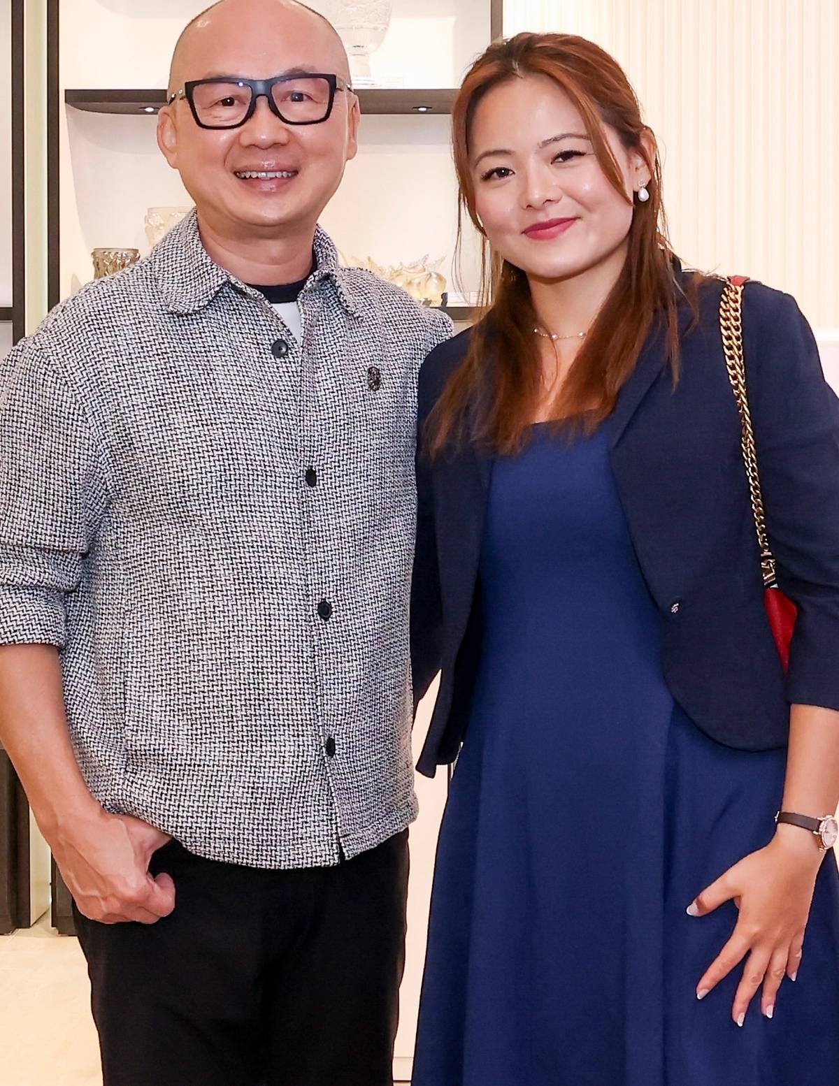 Daniel Ong, regional director of Lalique SEAO, and Cecilia Lam, head of Sales and Marketing of Daum, Asia Pacific.