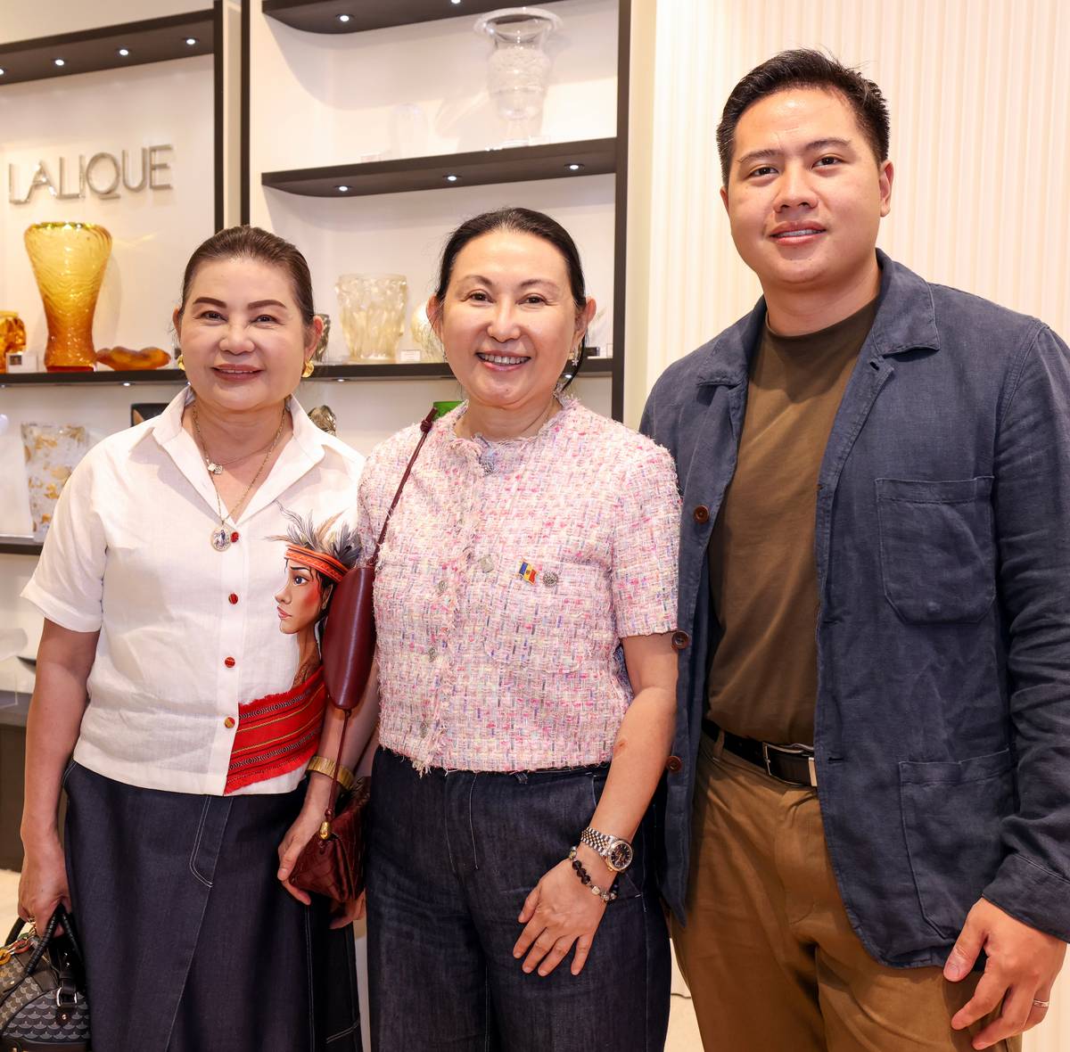Consul Marian Ong, Consul Czarina Camus and Mio Ong.