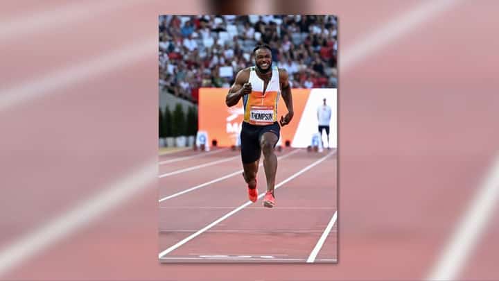 KISHANE Thompson begs off from competing in the Diamond League meet in Lausanne due to a shin injury.