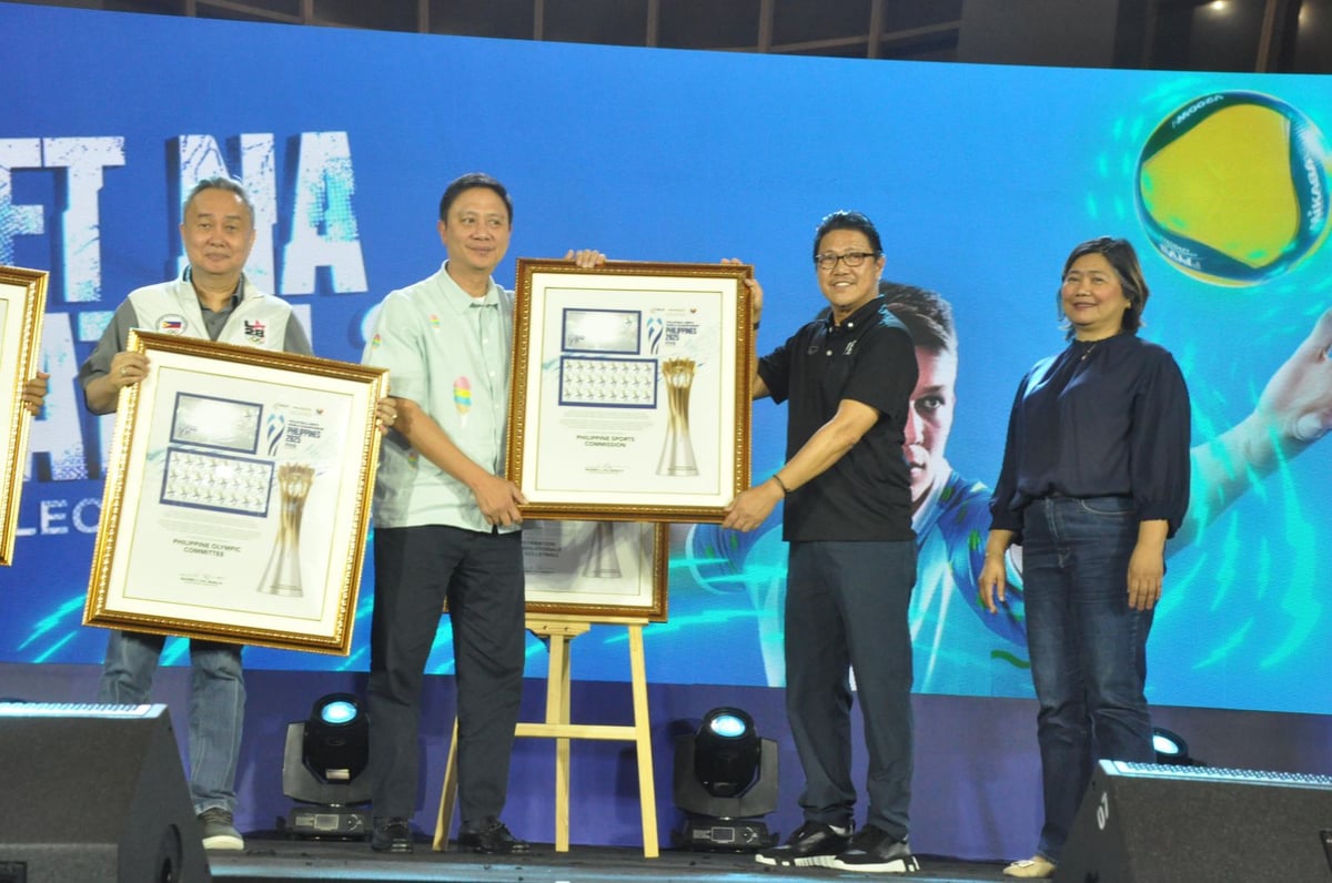 PHLPost launches commemorative stamps for FIVB Men’s Volleyball World Championship