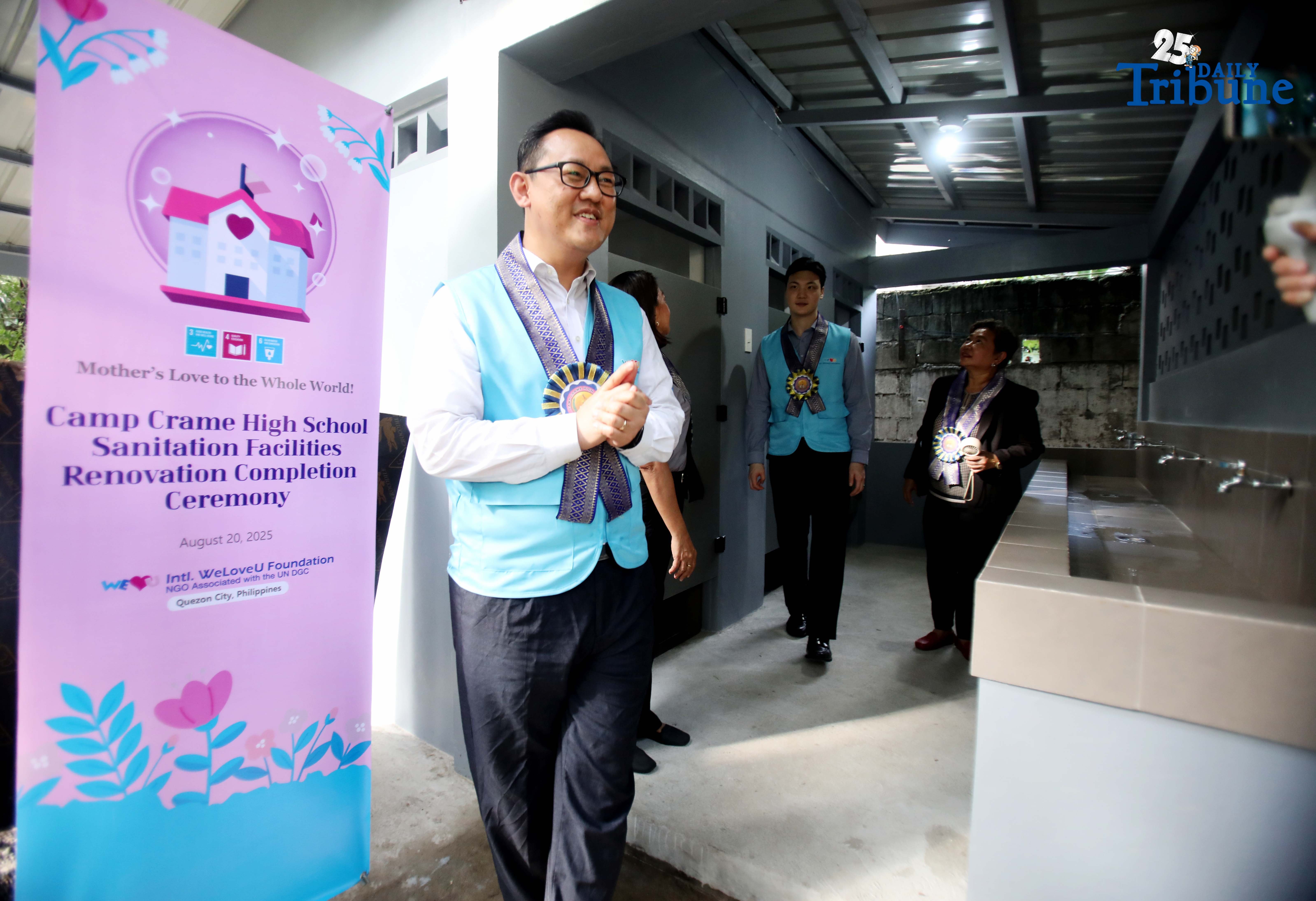 Camp Crame High School receives makeover from WeLoveU