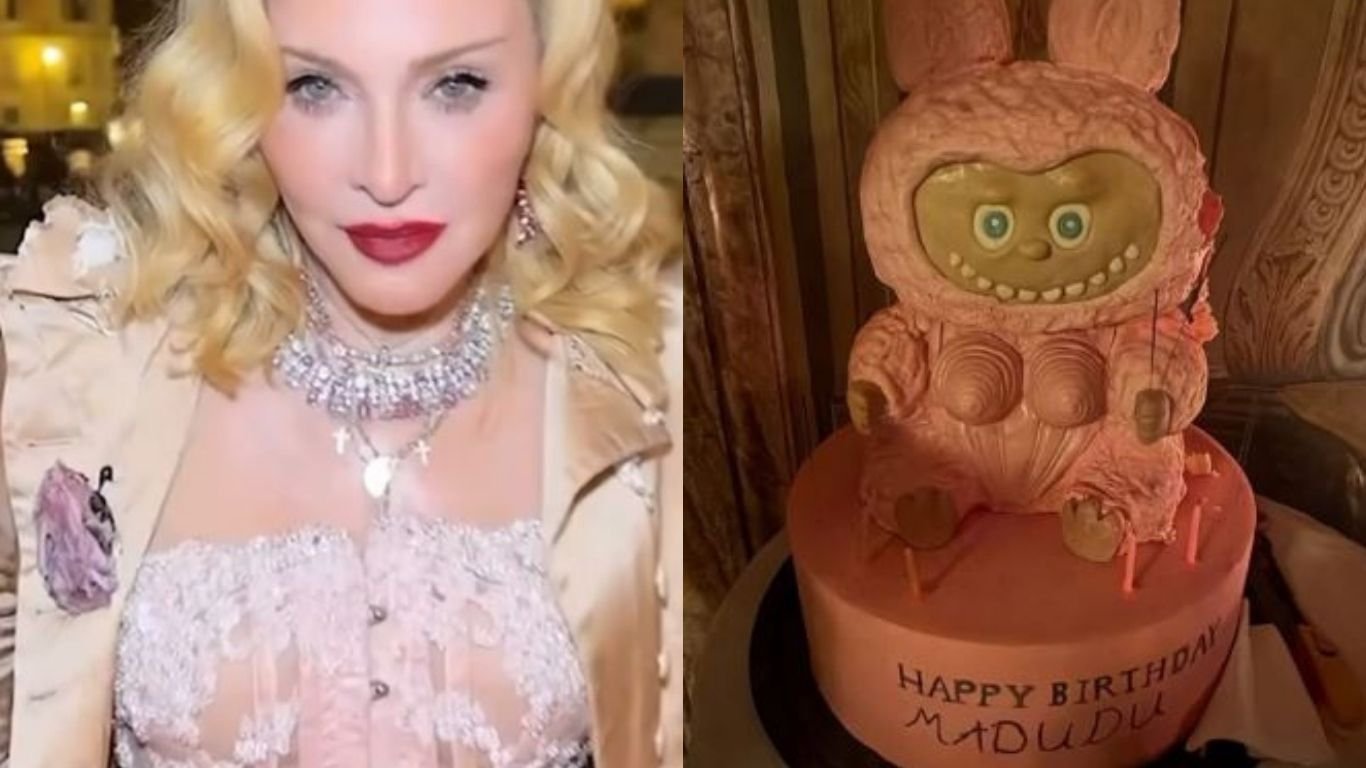 Madonna turns 67, celebrates like a ‘Material Girl’ with giant Labubu cake