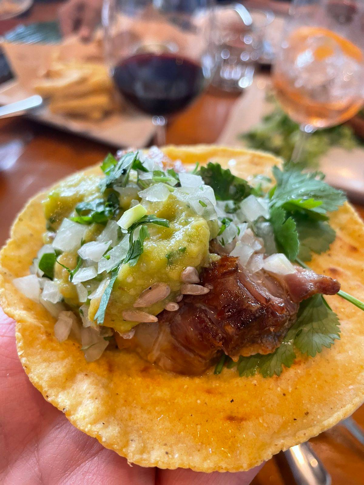Lamb Barbacoa Taco.