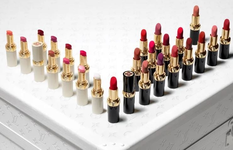 Louis Vuitton launches first makeup collection with 55 shades of lipstick