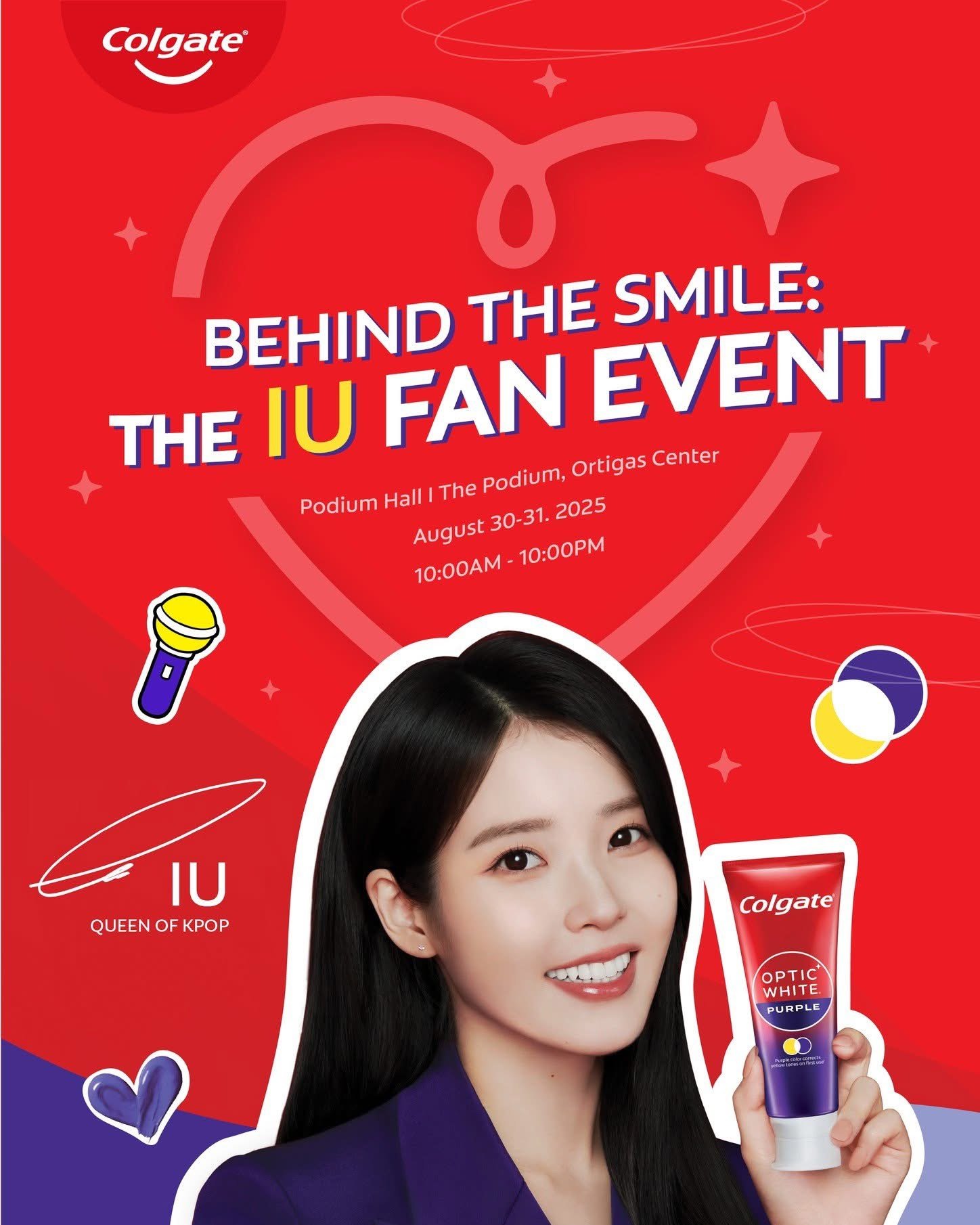 Behind IU’s sweet smile