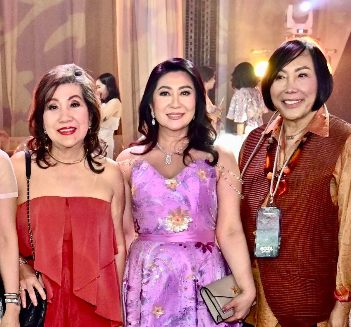 Connie Haw, Cielo Reboredo and Rene Salud.