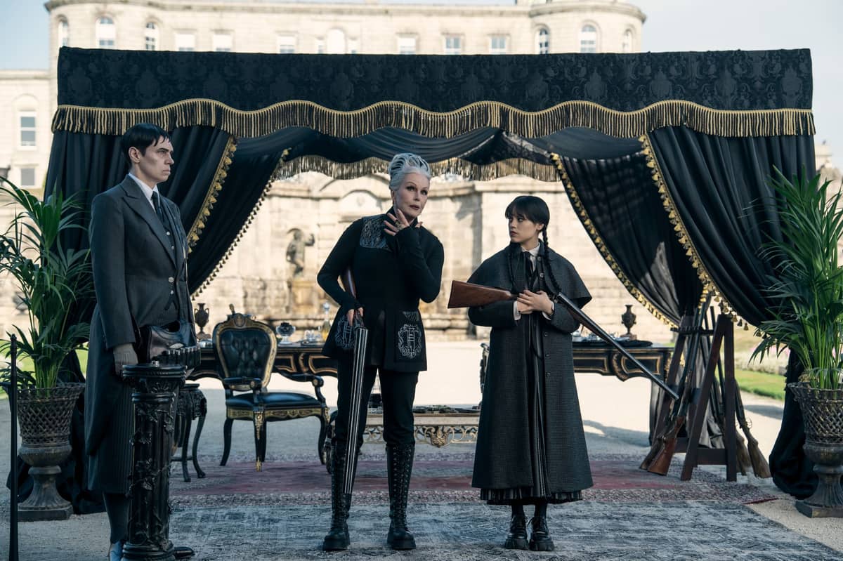 Lurch, Grandmama and Wednesday.