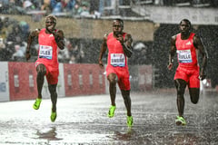 Shining in the rain