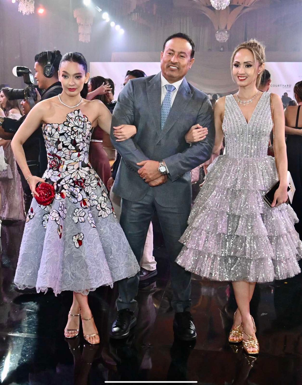 Pia Yanson, Dr. Sayed Ali and Happy Melendres.