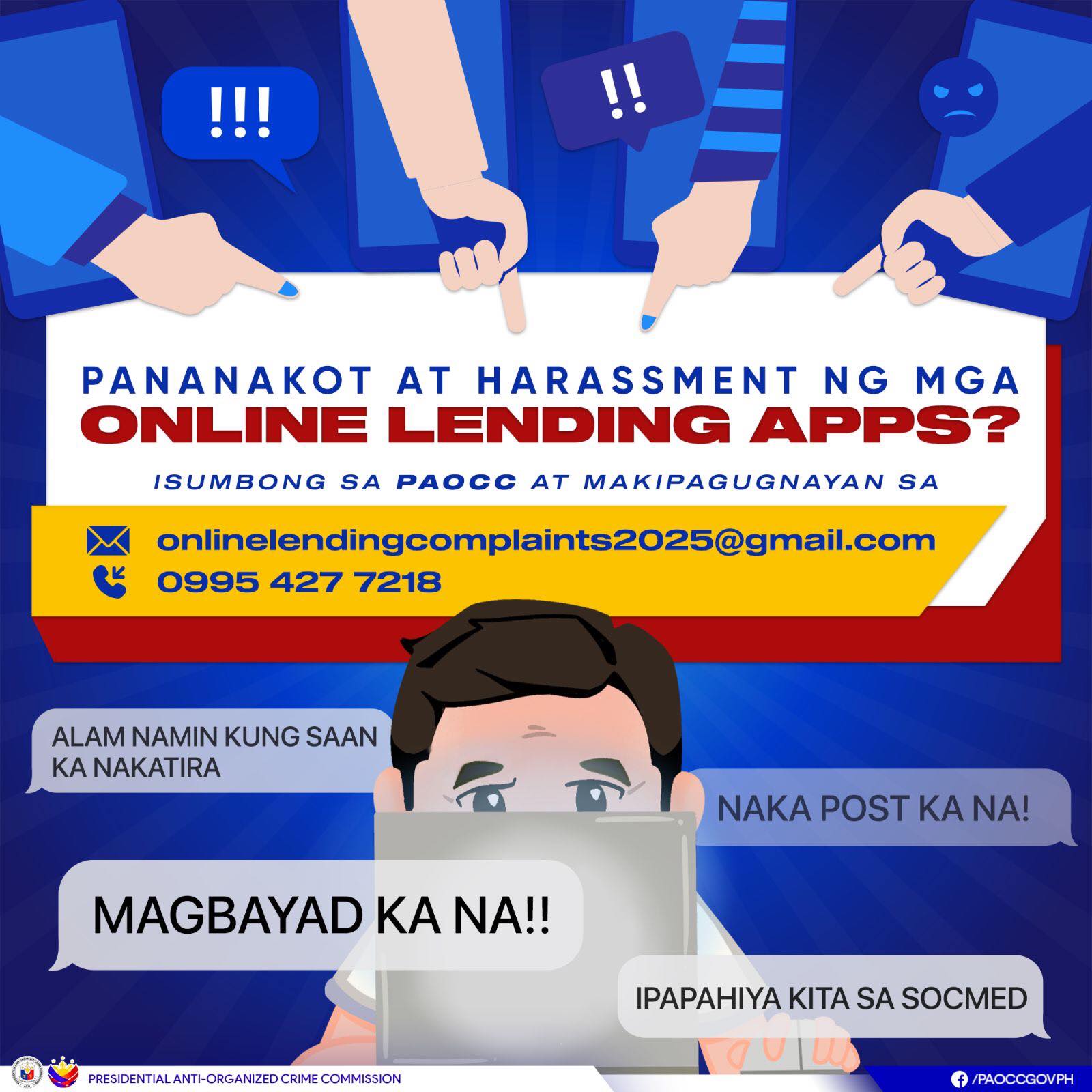 PAOCC warns public vs abusive online lending apps 