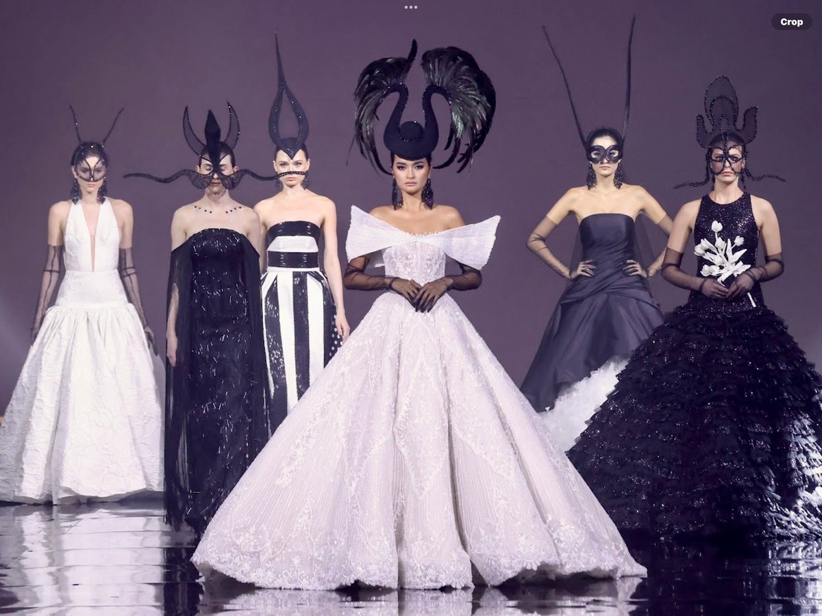Gowns by Michael Leyva.