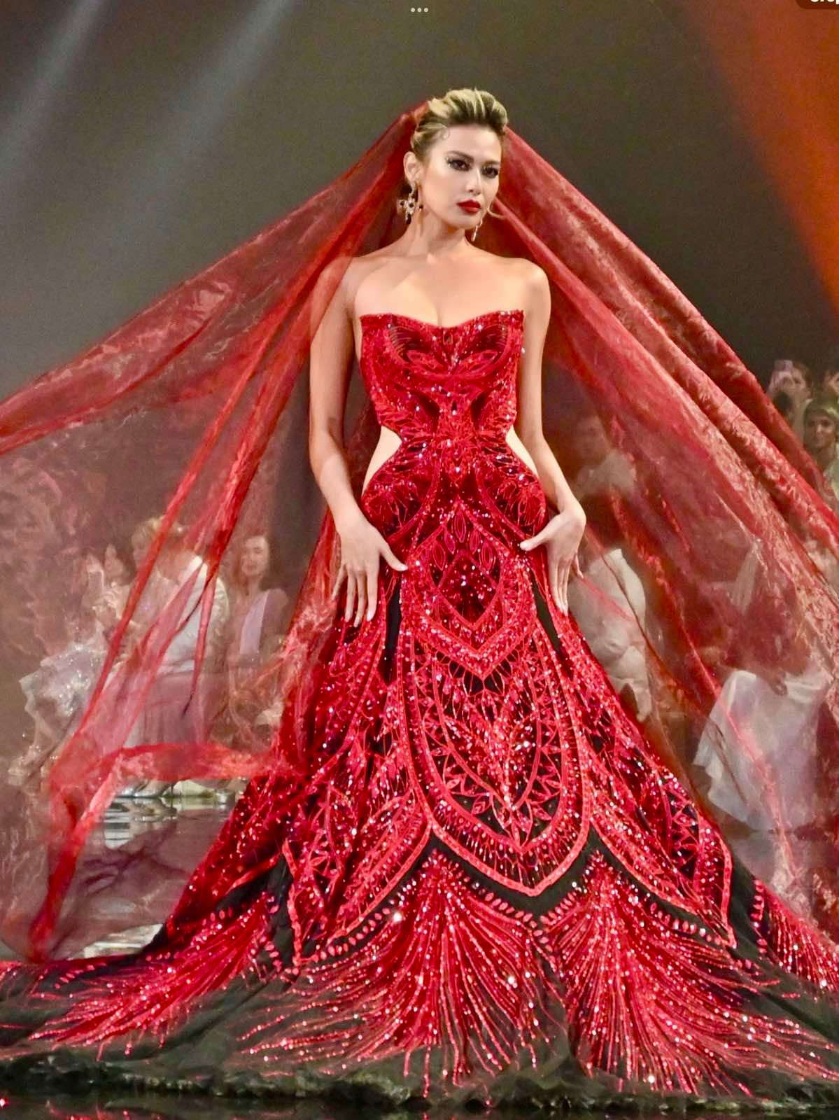 MISS Universe Philippines 2023 Michelle Dee wearing Francis Libiran.