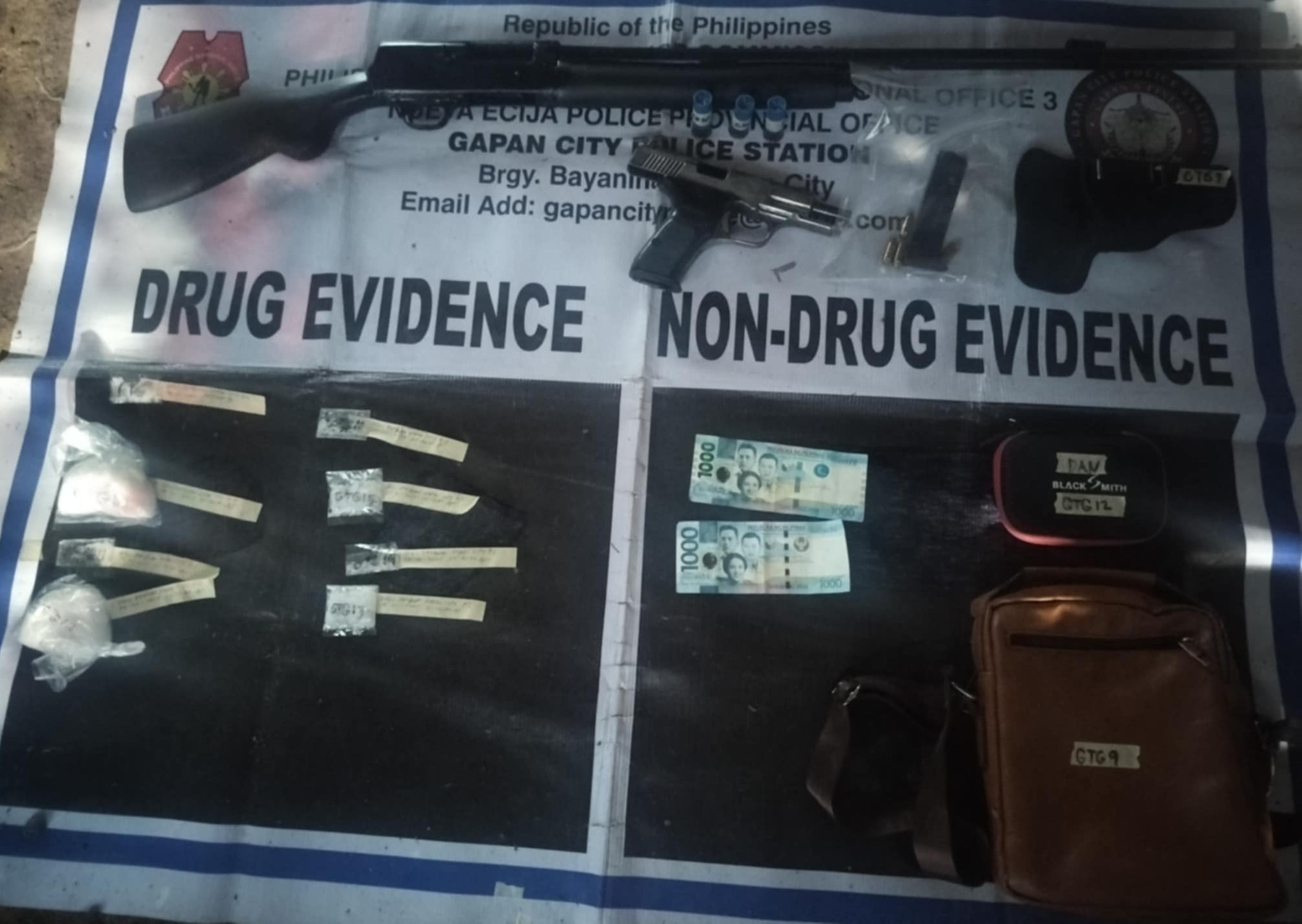 4 timbog sa buy-bust sa Gapan
