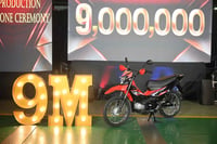 Honda hits 9 million motorcycle milestone