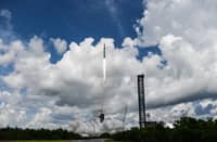 A SpaceX Falcon 9 rocket with the Crew Dragon capsule Endeavour carrying the Crew-11 mission lifts off from Launch Complex 39A at NASA’s Kennedy Space Center in Florida on August 1, 2025. NASA and SpaceX launched a four-member crew to the International Space Station (ISS) on Friday for the latest research expedition to the orbiting laboratory.