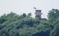 Warning shots fired at North Korean troops