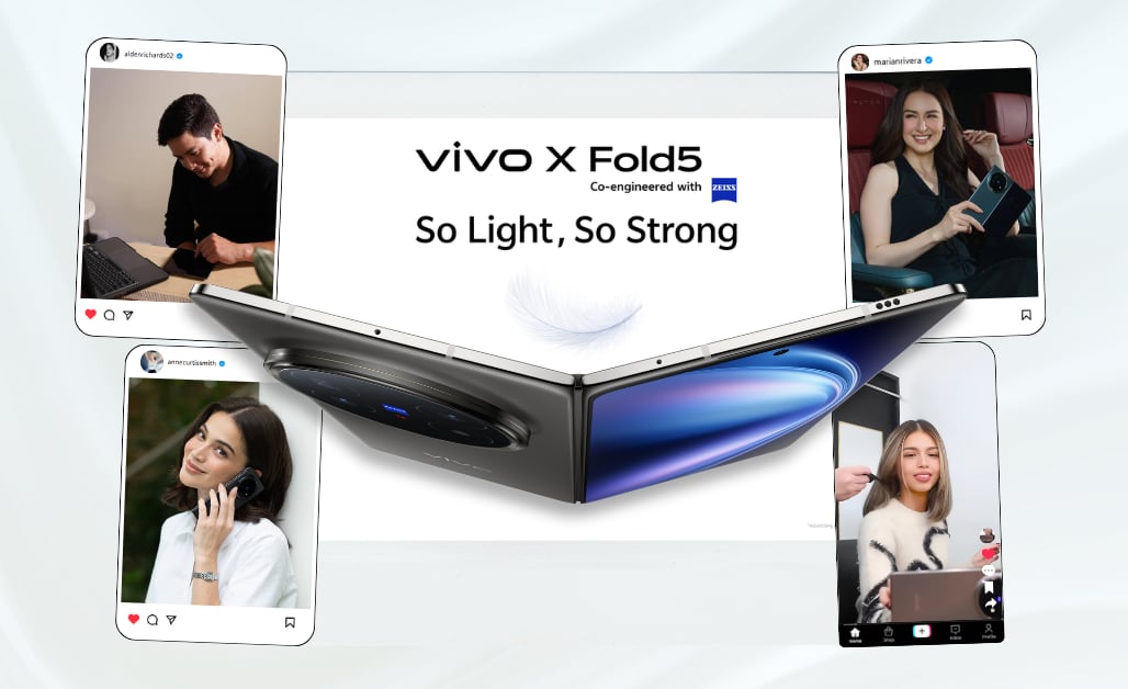 Anne Curtis, Marian Rivera, Alden Richards, Maine Mendoza unfold power with vivo X Fold5