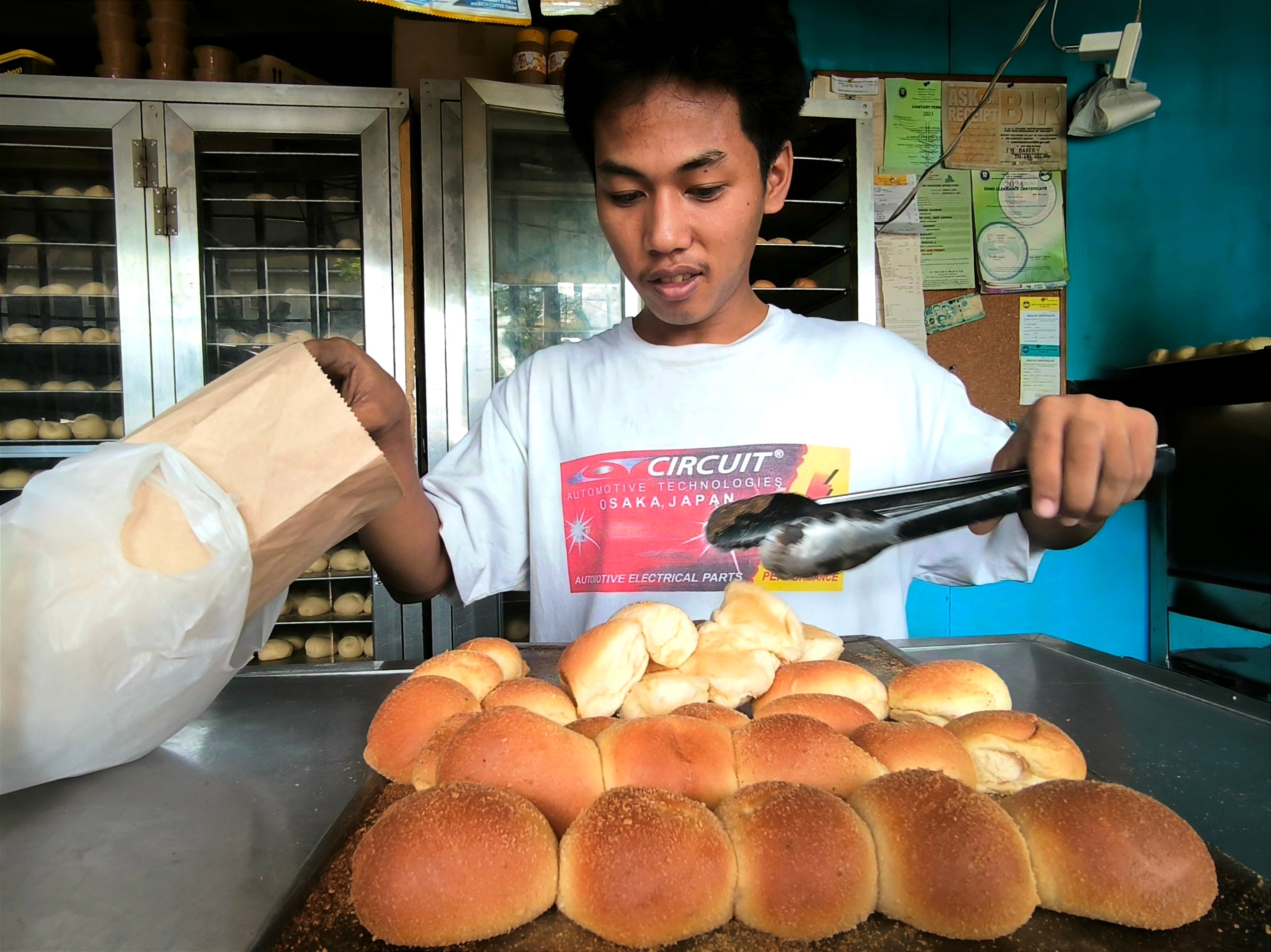 Bread for breakfast not enough — KC
