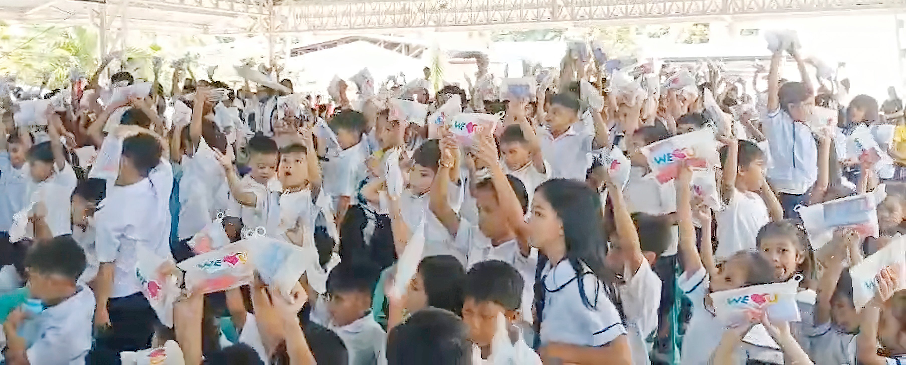 Hygiene kits reach last mile school