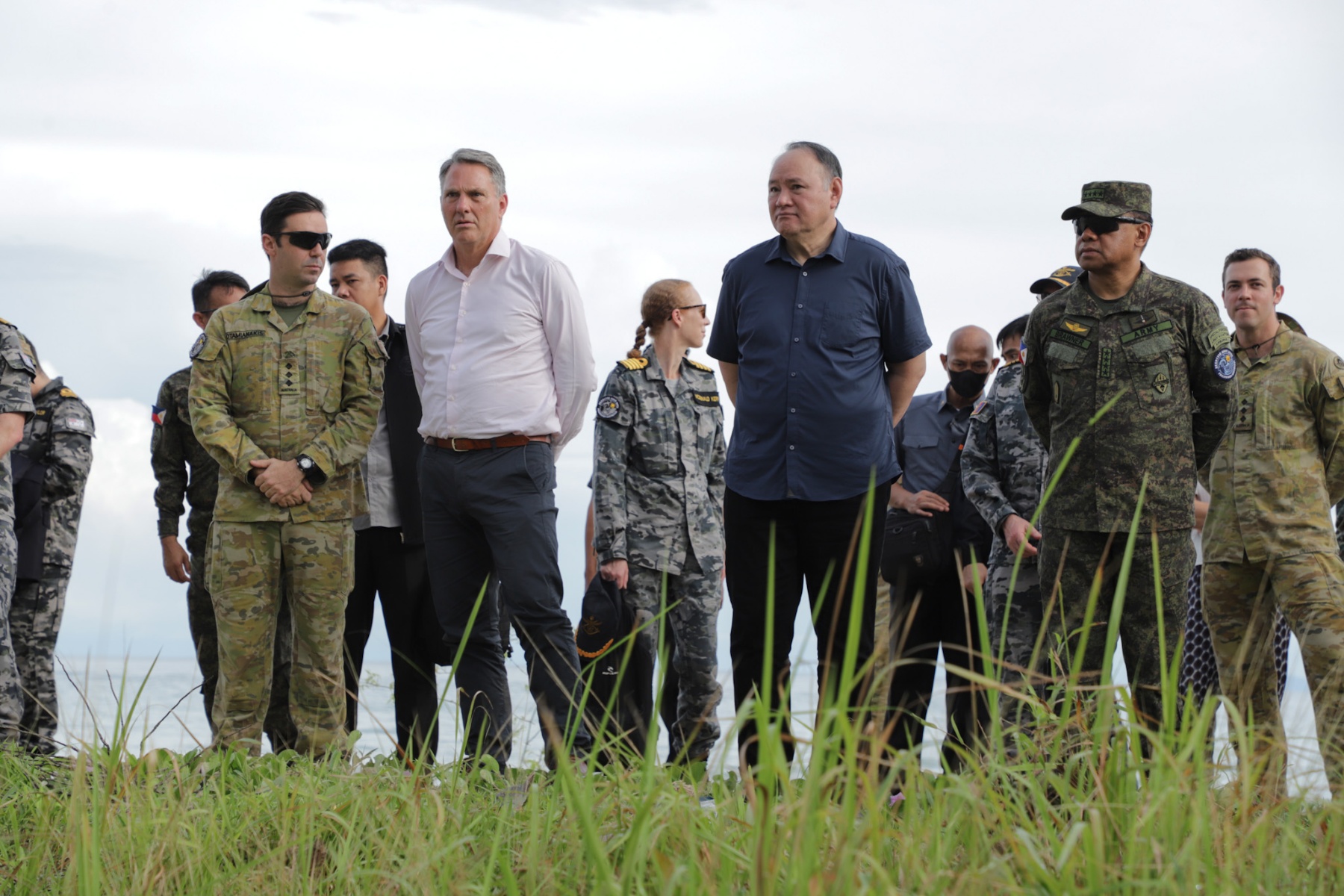 Phl, Australian defense chiefs witness joint military drills in Palawan