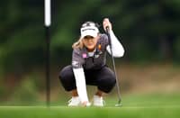 MISSISSAUGA, CANADA - AUGUST 23: Brooke M. Henderson of Canada eyes up a putt on the tenth green during the third round of the CPKC Women's Open 2025 at Mississauga Golf and Country Club on August 23, 2025 in Mississauga, Canada.