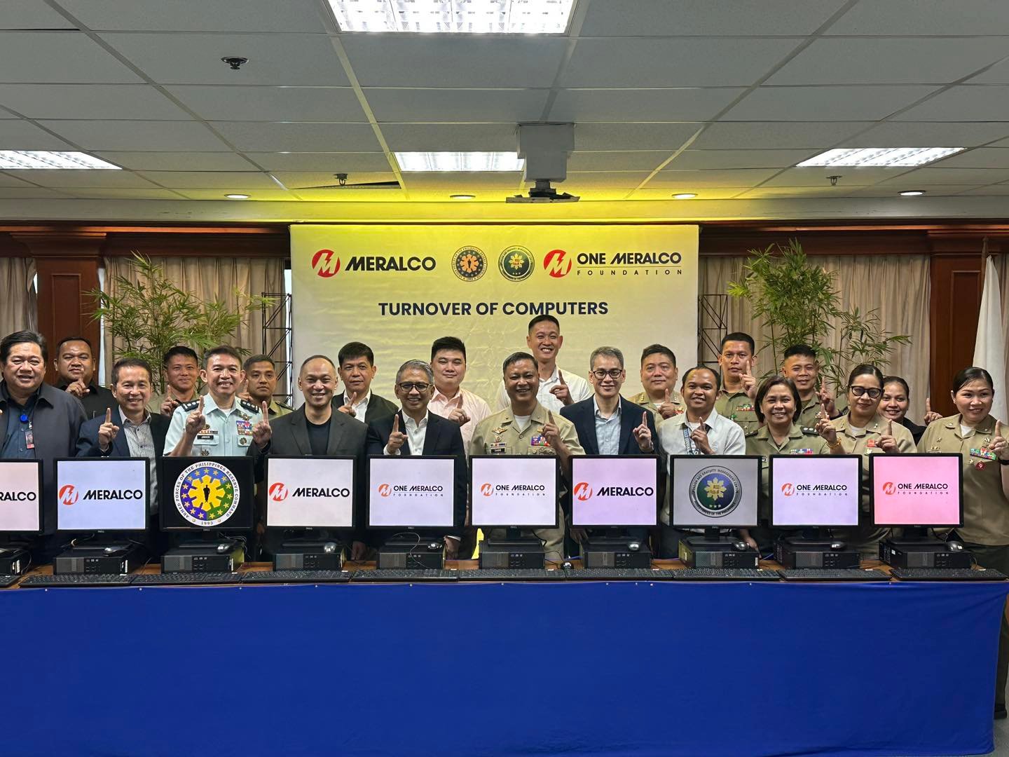 One Meralco Foundaton extends support to afp reservists and veterans