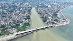 Bucana Bridge nears completion