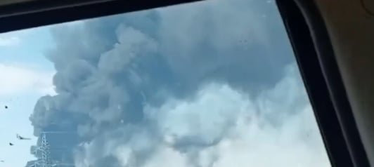 Four-day fire blazes on at Russian refinery hit by drone strike