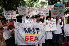 FDNY members rally against Chinese Coast Guard aggression