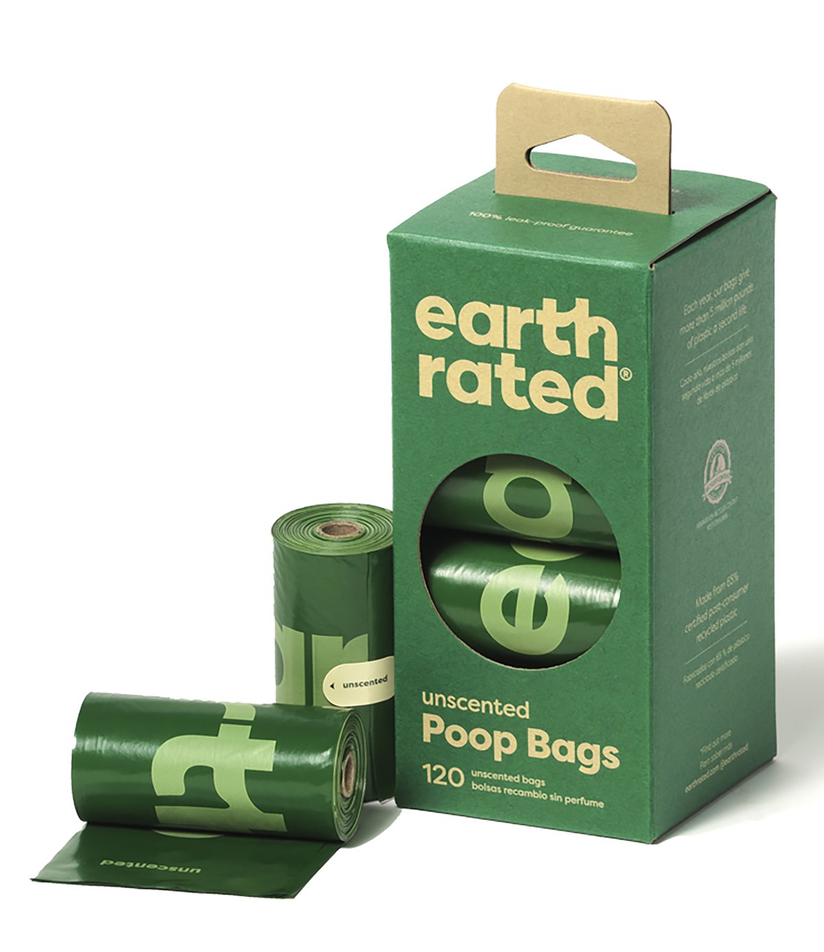 Earth Rated Refill 
Rolls Poop Bags.