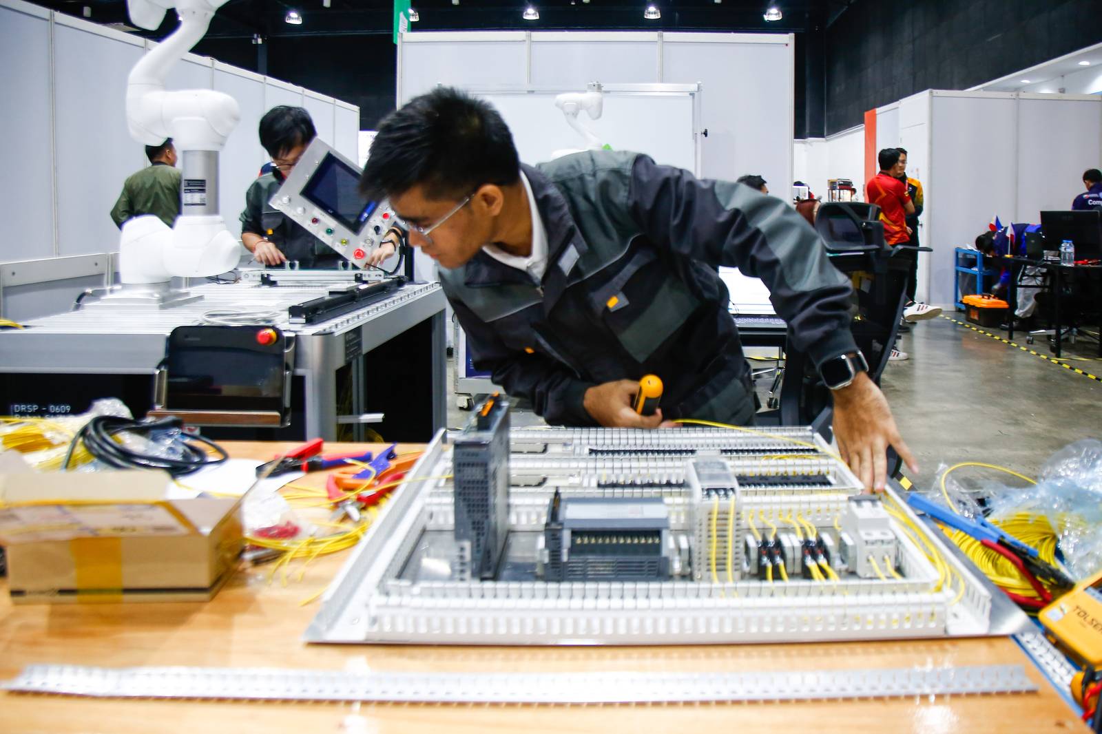 Skilled workers from the ten member states of the Association of Southeast Asian Nations (ASEAN) competed at World Skills ASEAN Manila 2025 in fields such as robotics, cybersecurity, hairdressing, graphic arts, and fashion design at the World Trade Center in Pasay City on 26 August 2025. The competition aims to promote and raise standards in the ASEAN region to an international level, as well as to motivate youth to develop their skills and knowledge.